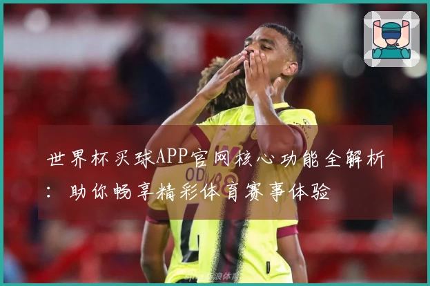 世界杯买球APP官网核心功能全解析：助你畅享精彩体育赛事体验